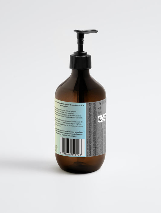 Gel Lavant Mains et Corps au Patchouli et à la Vanille Ambrée