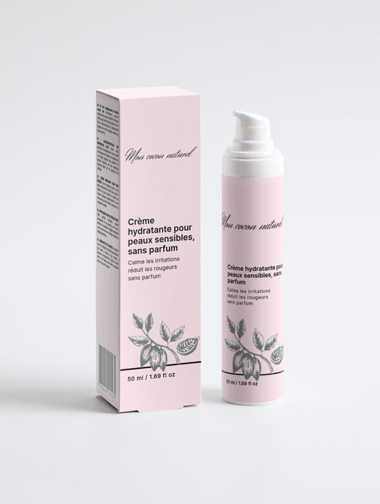 Crème de Jour Hydratante pour Peaux Sensibles, sans parfum