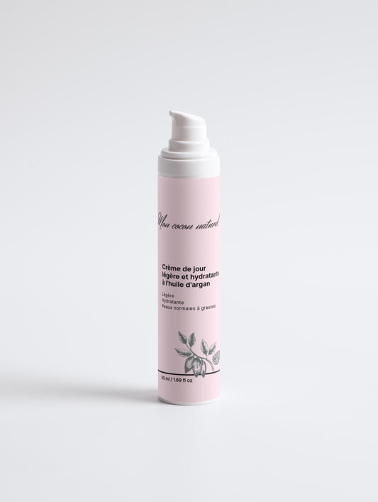 Crème de Jour Légère et Hydratante à l'Huile d'Argan