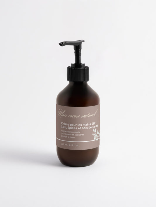 Crème pour les Mains Silk Skin Épices et Bois de Santal