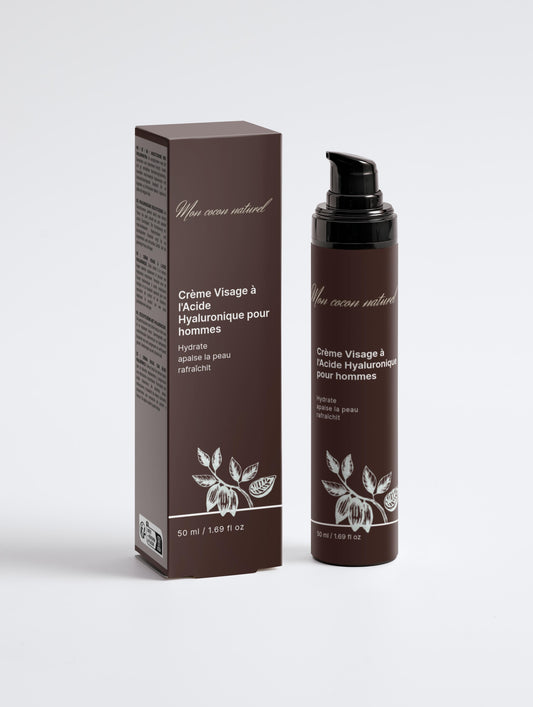 Crème Visage à l’Acide Hyaluronique pour Hommes