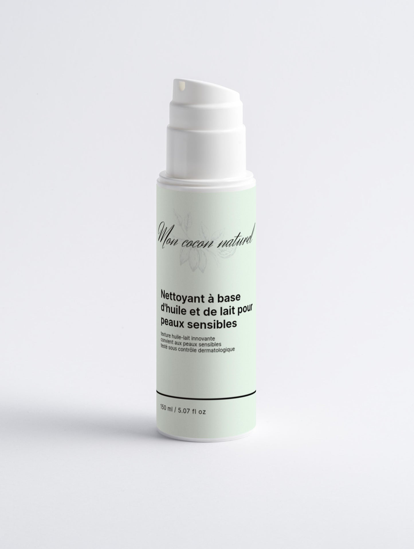 Nettoyant à Base d'Huile et de Lait pour les Peaux Sensibles