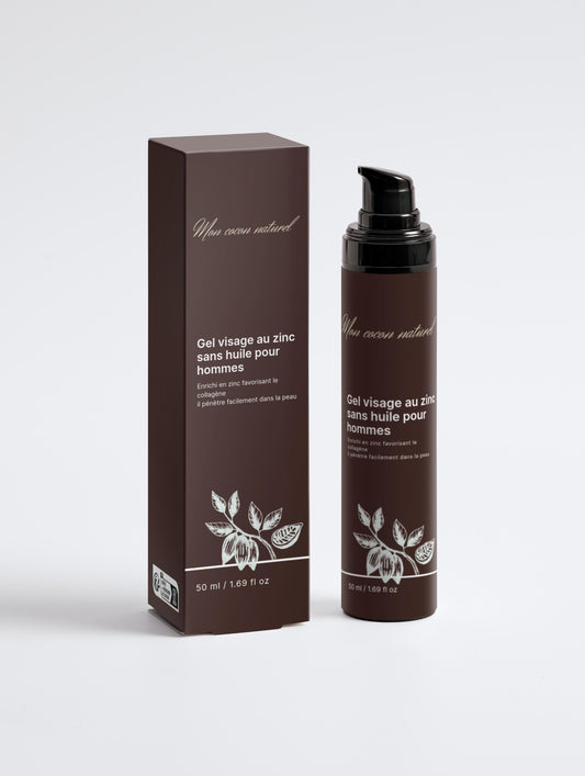 Gel Visage Au Zinc Sans Huile Pour Hommes