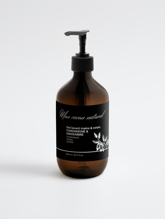 Gel Lavant Mains et Corps Cardamome et Gingembre