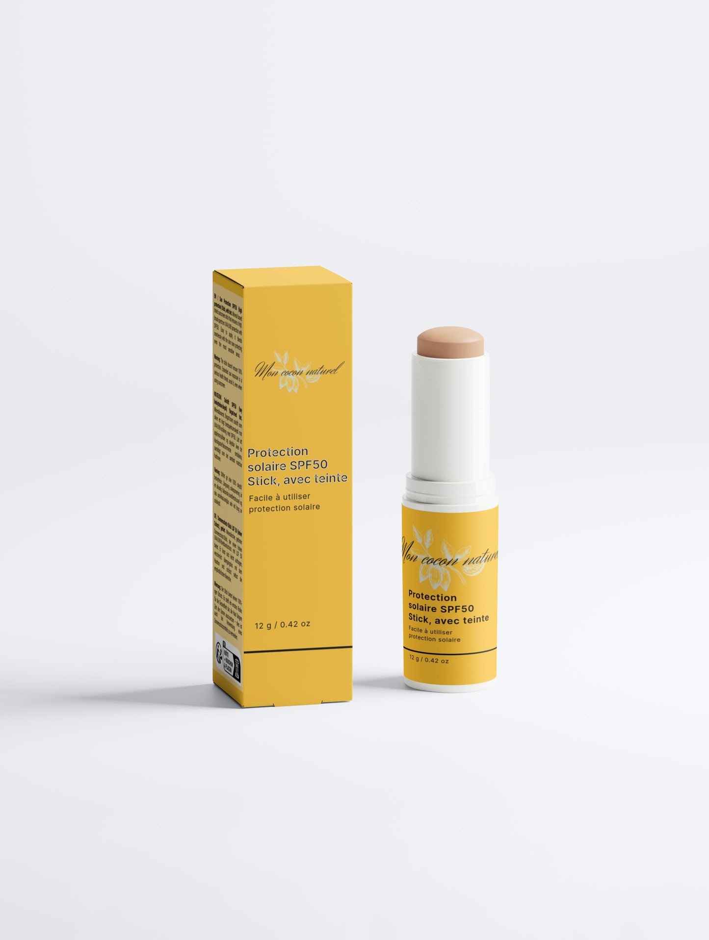 Protection Solaire SPF 50 Stick Avec Teinte