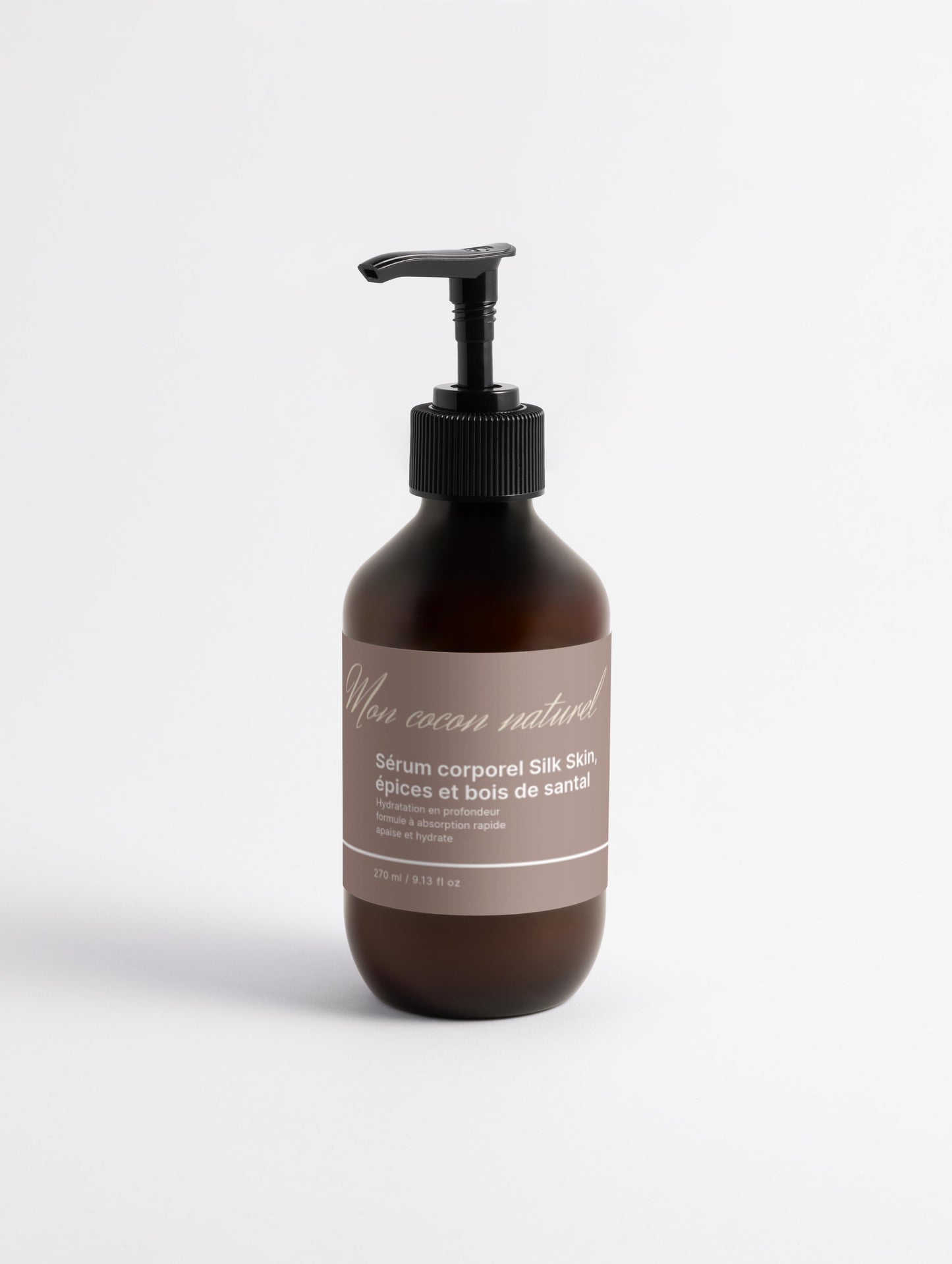 Sérum corporel pour Silk Skin, Épices et Bois de santal